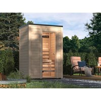 26% Rabatt ! Fjordholz Mini Saunahaus Modell Timo 40