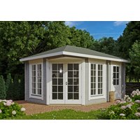 26% Rabatt ! Fjordholz Gartenhütte Modell Glasgow 44 A 5x3m