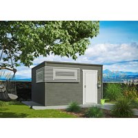 26% Rabatt ! Fjordholz Gartenhütte Modell Q-BIC Modern 44 D 3x3m