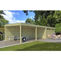 26% Rabatt ! Fjordholz Holzgarage Modell QB-Line 15,30 m² + 600 26% Rabatt ! Fjordholz Holzgarage Modell QB-Line 15,30 m² + 600