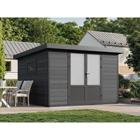26% Rabatt ! WPC Gartenhütte Modell Style DeLuxe 8,4 m²