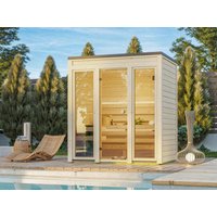 26% Rabatt ! Fjordholz Mini Saunahaus Modell Otto 40