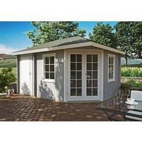 26% Rabatt ! Fjordholz Gartenhütte Modell Kiano 44 B 4x3m