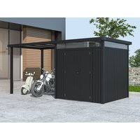 Metall Gerätehaus Modell Style 4,45 m² Spar-Set 1 3x2m