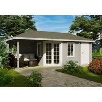 26% Rabatt ! Fjordholz Gartenhütte Modell Kiano 44 A 6x4m