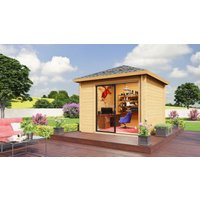 26% Rabatt ! Fjordholz Gartenpavillon Modell Alu 44 A