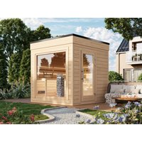 26% Rabatt ! Fjordholz Saunahaus Modell Panorama Cube 70 A