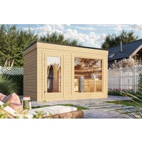 26% Rabatt ! Fjordholz Saunahaus Modell Panorama Cube 70 B