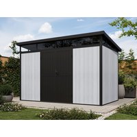 26% Rabatt ! WPC Gartenhütte Modell Skylight Pent 7,40 m²