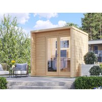 26% Rabatt ! Fjordholz Gartenhütte Modell Donny Office 44 B 2x2m