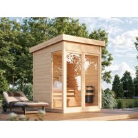 26% Rabatt ! Fjordholz Saunahaus Modell Sven 44