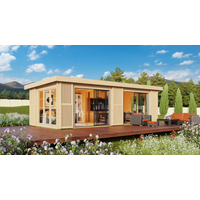 26% Rabatt ! Fjordholz Gartenhütte Ambience 44 8x4m