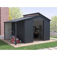 26% Rabatt ! Metall Gerätehaus Modell Viva Varianta 9,12 m²