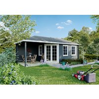 26% Rabatt ! Fjordholz Gartenhütte Modell Kiano 44 C 6x4m