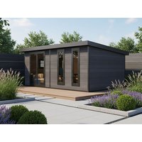 26% Rabatt ! WPC Gartenhütte Modell Panorama 16,64 m²