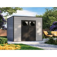 26% Rabatt ! WPC Gartenhütte Modell Cubus 8,12 m²