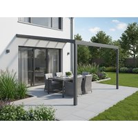 26% Rabatt ! Alu Terrassenüberdachung Modell PolyLine 305 x 300