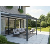 26% Rabatt ! Alu Terrassenüberdachung Modell PolyLine 610 x 300