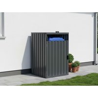 29% Rabatt ! StarLine 1er Mülltonnenbox Modell Cubi Metall 240