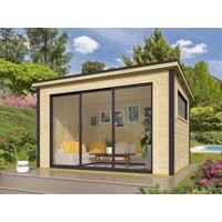 26% Rabatt ! Fjordholz Gartenhütte Modell Poel-1