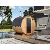 26% Rabatt ! Fjordholz Fass-Sauna Theo