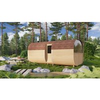 26% Rabatt ! Fjordholz Fass-Sauna Ida