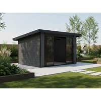 30% Rabatt ! WPC Gartenhütte Modell Sunshine Slide 12 m²