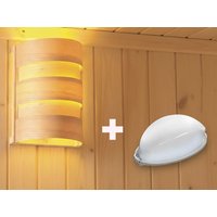 38% Rabatt ! Fjordholz Saunaleuchte Modell Valo Sparset