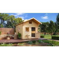 26% Rabatt ! Fjordholz Satteldach Gartenhütte Modell Sönke 44 A 6x4m