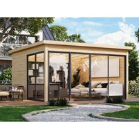 26% billiger ! Fjordholz Gartenhaus Modell Office IsoSlide 4