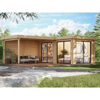 26% Rabatt ! Fjordholz Gartenhütte Modell Luisa-44 IsoSlide