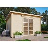 26% Rabatt ! Fjordholz Gartenhütte Modell Max 44 I / Moderne-Tür