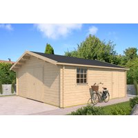 26% Rabatt ! Fjordholz Holzgarage Modell Kiel 70 / farblos impr