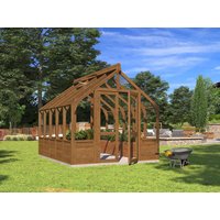 26% Rabatt ! Lähe Premium Gewächshaus Modell Greenline Nr. 7 / 4x3m