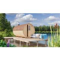 26% Rabatt ! Fjordholz Fass-Sauna Niklas / Fichte natur / Holzo