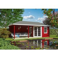 26% Rabatt ! Fjordholz Gartenhütte Modell Kiano 44 E 6x4m