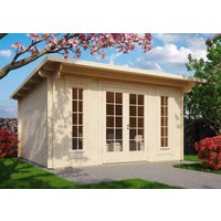 26% Rabatt ! Fjordholz Gartenhütte Modell Jacob 44 C 5x4m