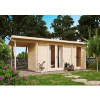26% Rabatt ! Fjordholz Gartenhütte Modell Carin 44 A +SD 6x3m