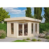 26% Rabatt ! Fjordholz Gartenhütte Modell Nora 44 B Modern 5x3m