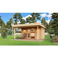 26% Rabatt ! Fjordholz Gartenhütte Modell Rike 44 5x4m