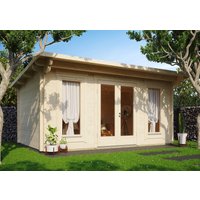 26% Rabatt ! Fjordholz Gartenhütte Modell Jacob 70 D 5x3m