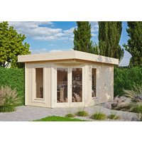 26% Rabatt ! Fjordholz Gartenhütte Modell Nora 44 C Modern 6x4m