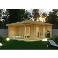 26% Rabatt ! Fjordholz Gartenlounge Modell Klaus 44 6x4m