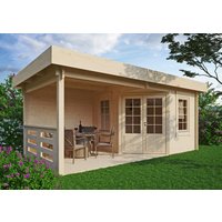 26% Rabatt ! Fjordholz Gartenhütte Modell Nora 44 D Klassik 5x4m