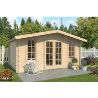 26% Rabatt ! Fjordholz Gartenhütte Modell Agnes 44 5x3m