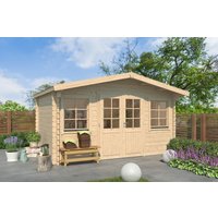 26% Rabatt ! Fjordholz Gartenhütte Modell Florian 44 6x4m