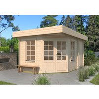 26% Rabatt ! Fjordholz Gartenhütte Modell Lena 44 5x3m