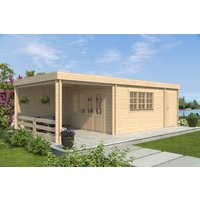 26% Rabatt ! Fjordholz Gartenhütte Modell Aksel 44 9x4m