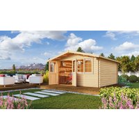 26% Rabatt ! Fjordholz Gartenhütte Modell Robert 44 5x4m