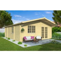 26% Rabatt ! Fjordholz Gartenhütte Modell Raik 44 6x4m